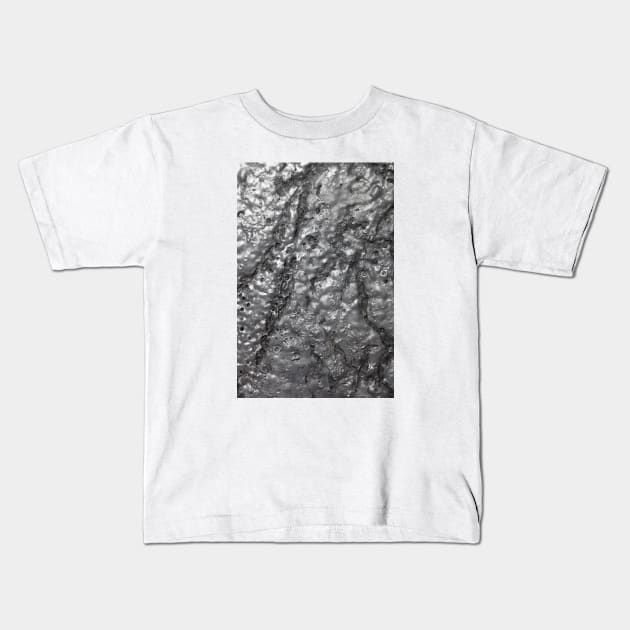 Dark black glue. Kids T-Shirt by textural